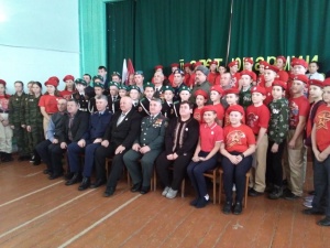 На слете Кетовских юнармейцев