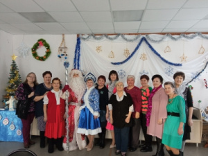 Новогодний праздник ветеранов села Кетово