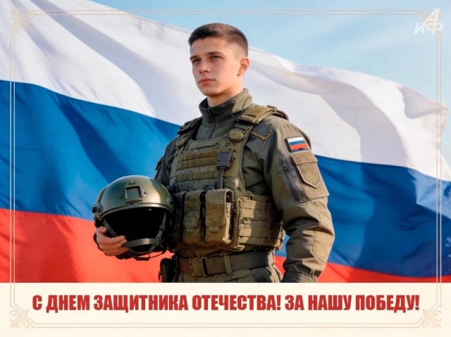 С Днем Защитника Отечества! За нашу победу!