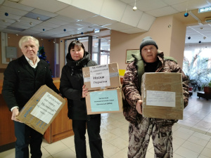 Гуманитарный груз от ветеранов Целинного