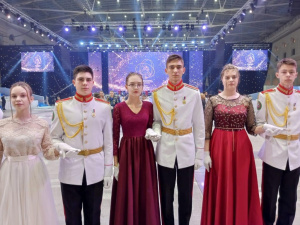 Обучающиеся г. Кургана «СОШ №75» приняли участие в VII Международном благотворительном кадетском бале.