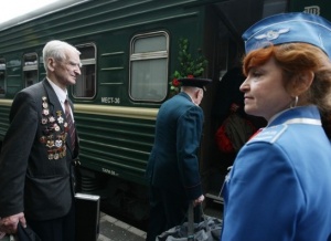 С Нового года ветераны ВОВ смогут ездить на поездах бесплатно