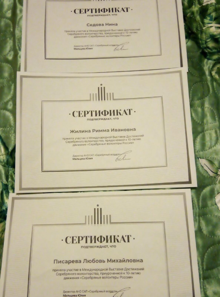 Движению «Серебряные волонтёры России» -10 лет!